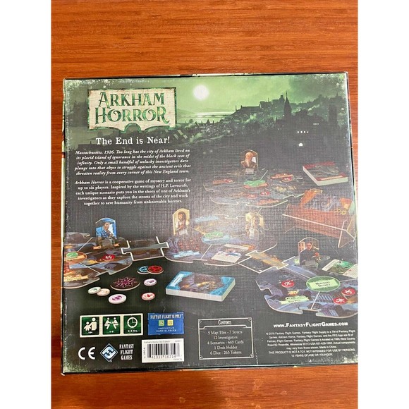 Arkham Horror 3rd Edition Board Game – Cooperative Mystery & Horror - Picture 2 of 3